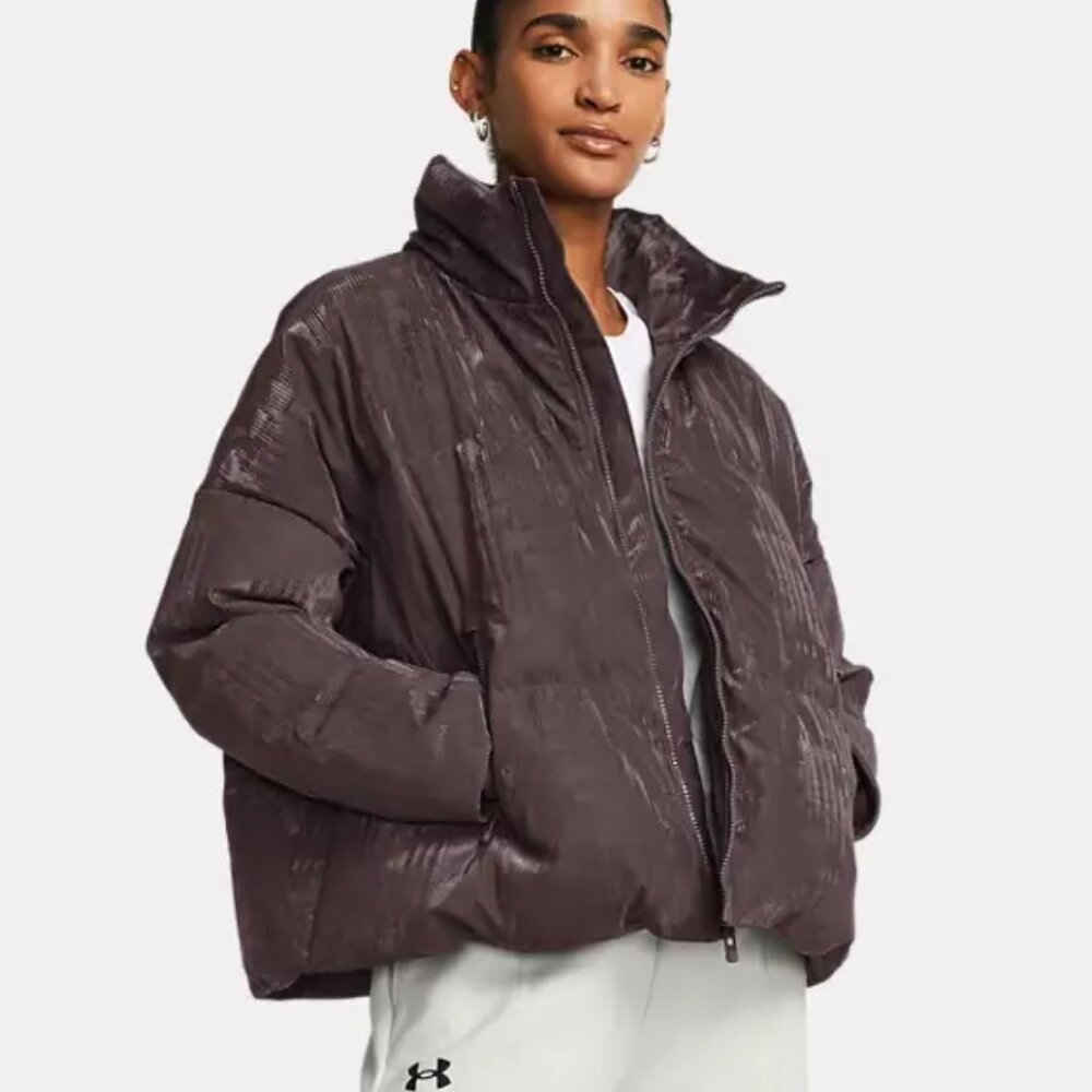 NWT UNDER ARMOUR COLDGEAR DOWN PUFFER JACKET, SMALL